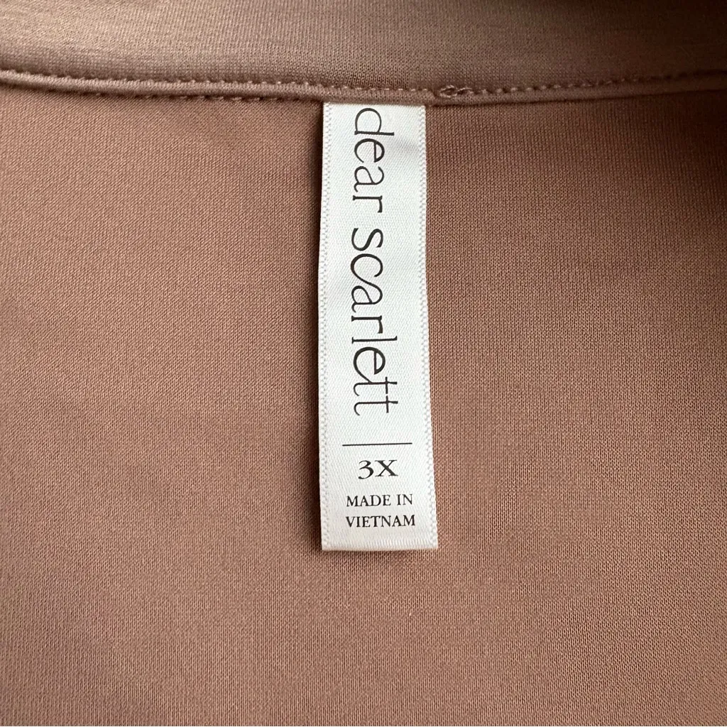 Dear Scarlett Beige Short Sleeve Top - Image 6