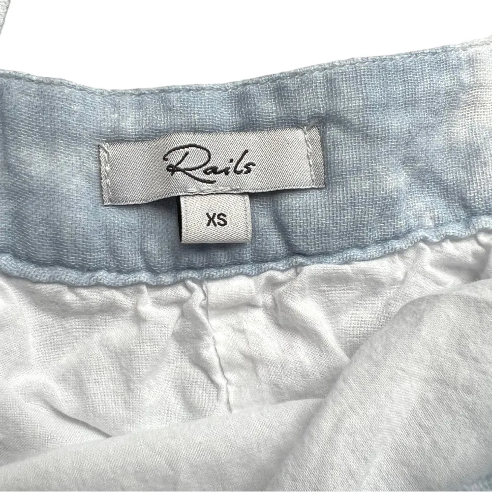 Rails Amaya Tiered Sundress Tie Dye Midi Blue White Size XS - Image 9