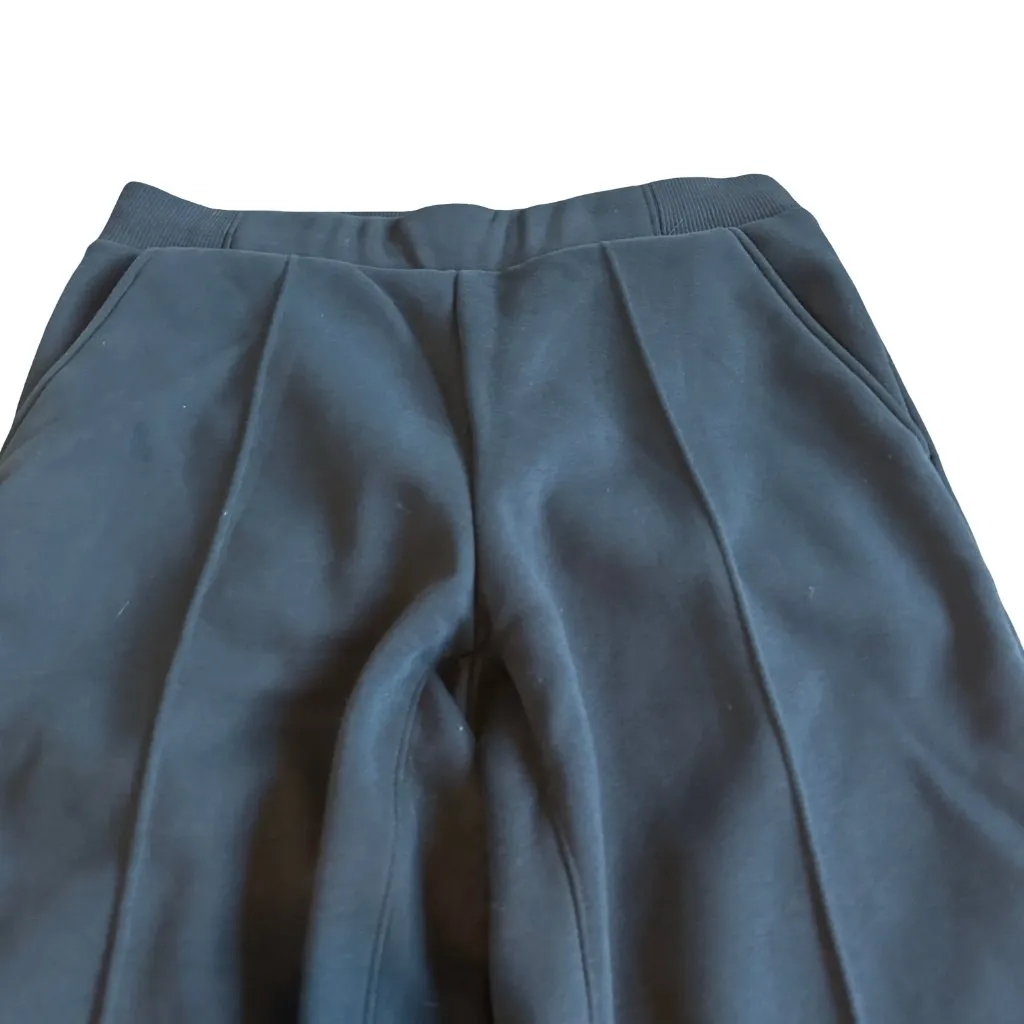 Uniqlo Black Fleece Lined Jogger Sweat Pants Stretch Cozy Warm Size Small Womens - Image 3