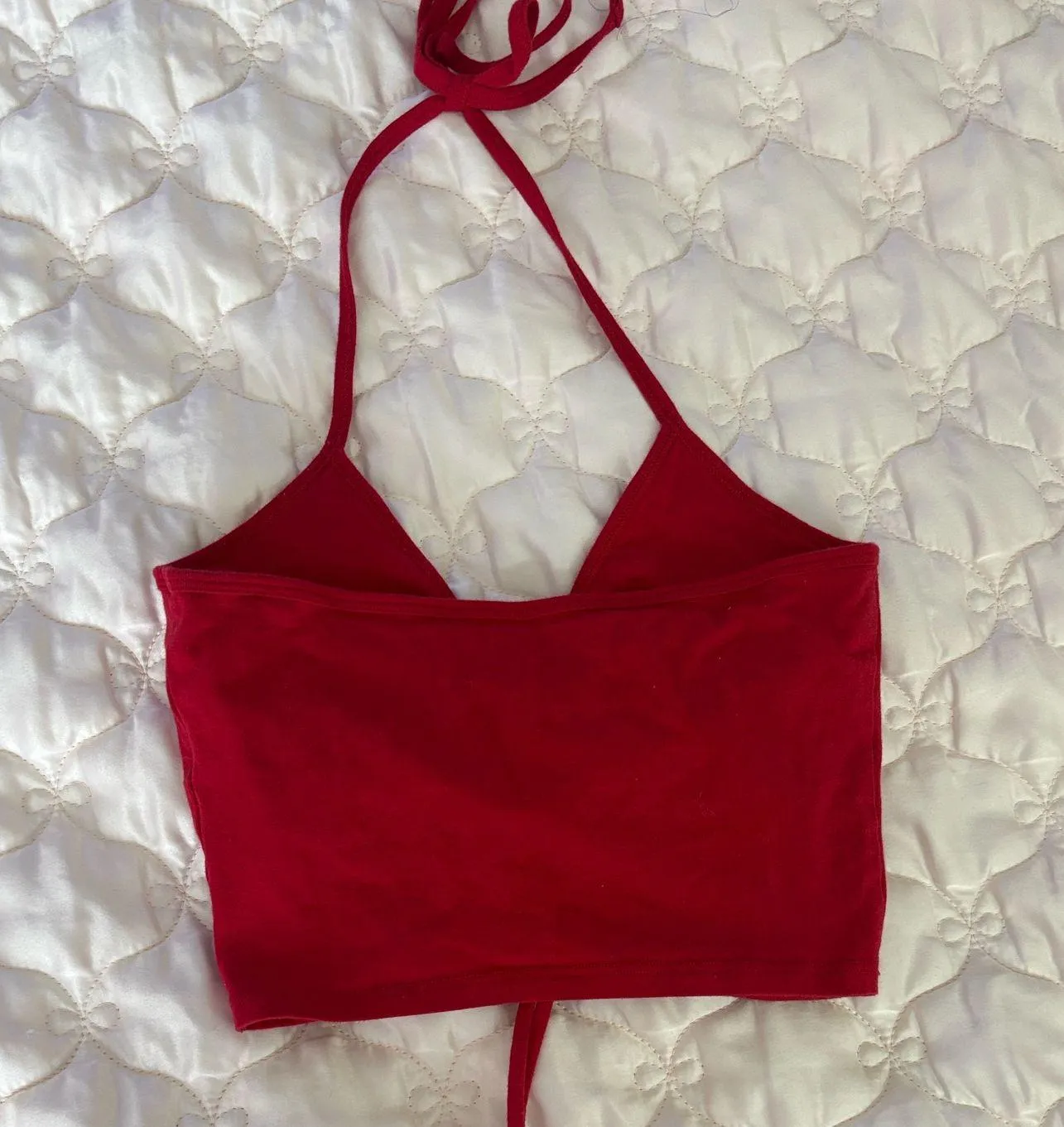 Hollister Red Crop Top - Image 5