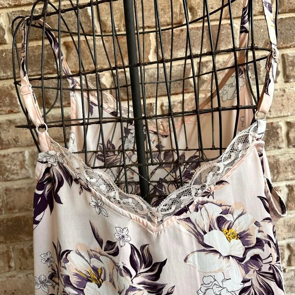 Torrid Sophie Satin Lace Trim Swing Cami Top 1X Floral Sexy Adjustable S… - Image 9