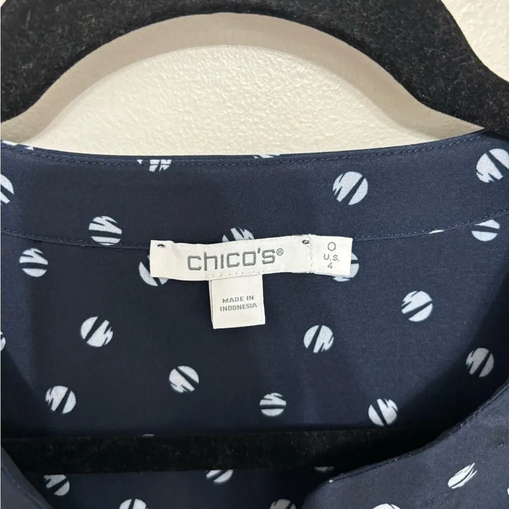 Chico’s Zenergy UPF Neema Dot Print Top - Chico’s Size 0 / US 4 (S) - Image 6