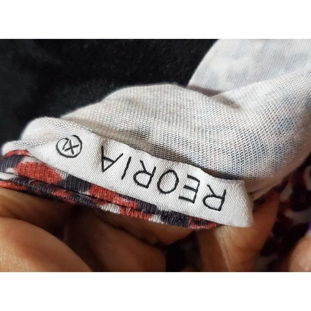 Reoria Women's Brown Polyester Round Neck Long Sleeves Knee Length Dress Size XL - Image 8