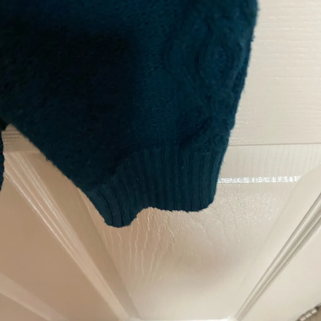 Sonoma  Teal Crew Neck Sweater - Image 6