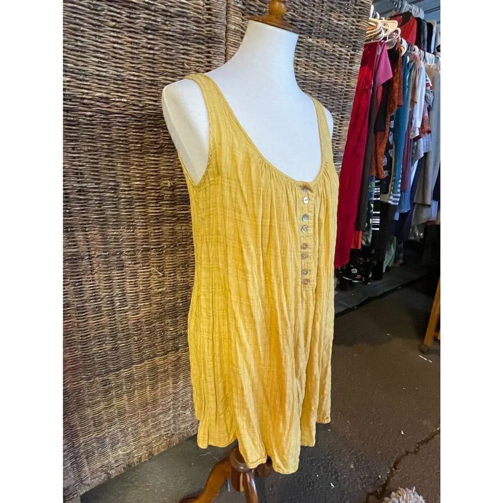 Heritage 1981 Baby Doll Dress M Gold Size M - Image 7