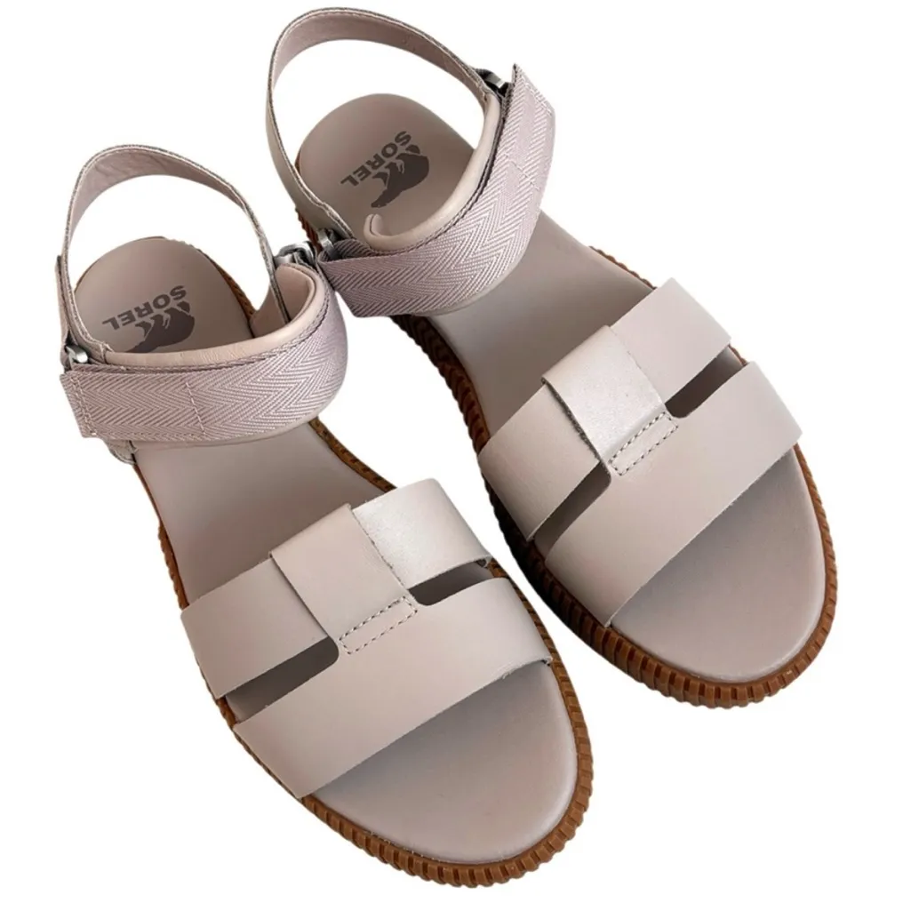 NWOT Sorel Leather ONA Ave Sandals
Crushed Clay Size 8.5 Retail $100.00 - Image 3