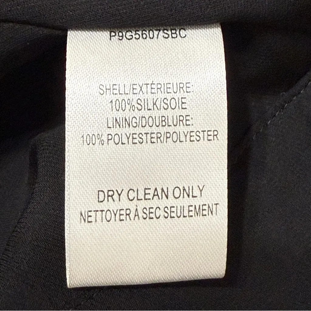 Parker Kenna Silk Snakeskin Print Tie Hem Sleeveless Wrap Top Medium - Image 9