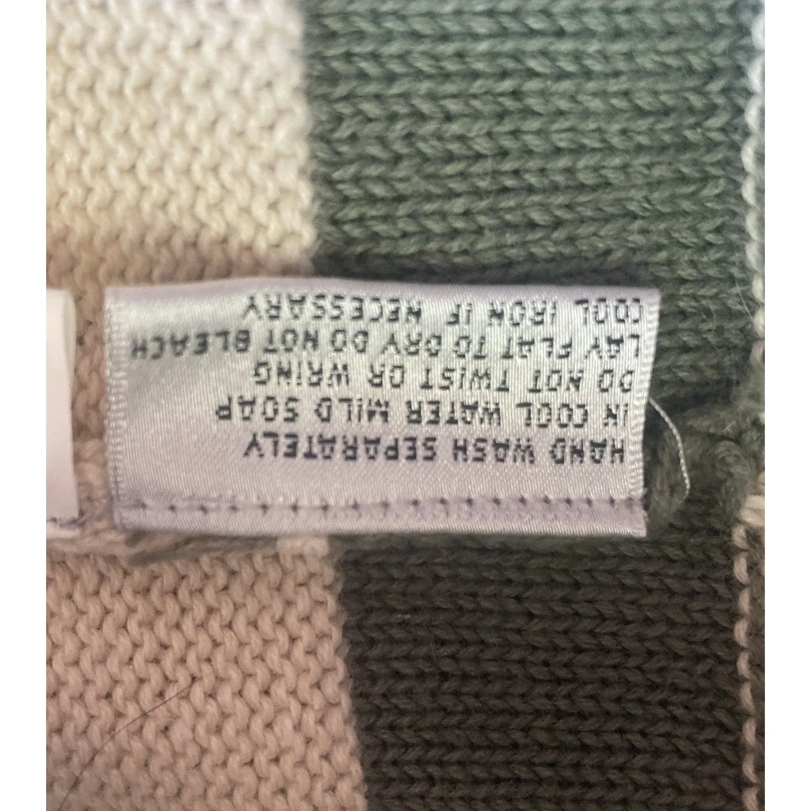 Vtg Northern Isle Sweater Vest Womens XL Floral Hand Embroidered Cottage Teacher Green - Image 8