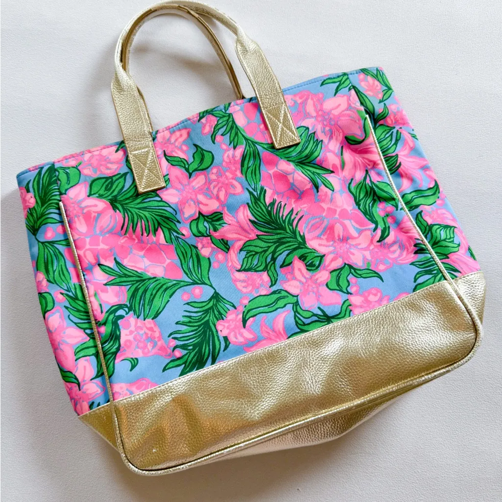 Lilly Pulitzer Large Tropical Tote Bag - Image 2