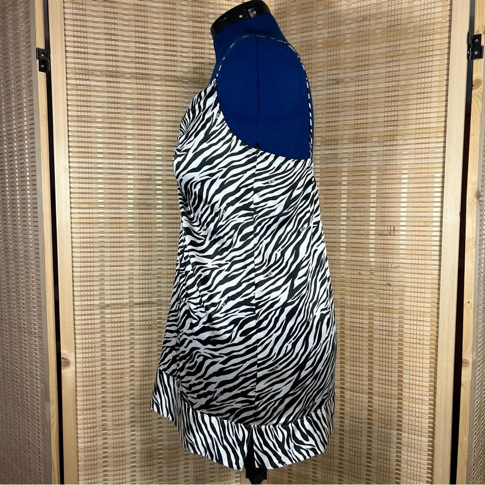 Victoria’s Secret Zebra Print Chemise, Size: Medium - Image 5