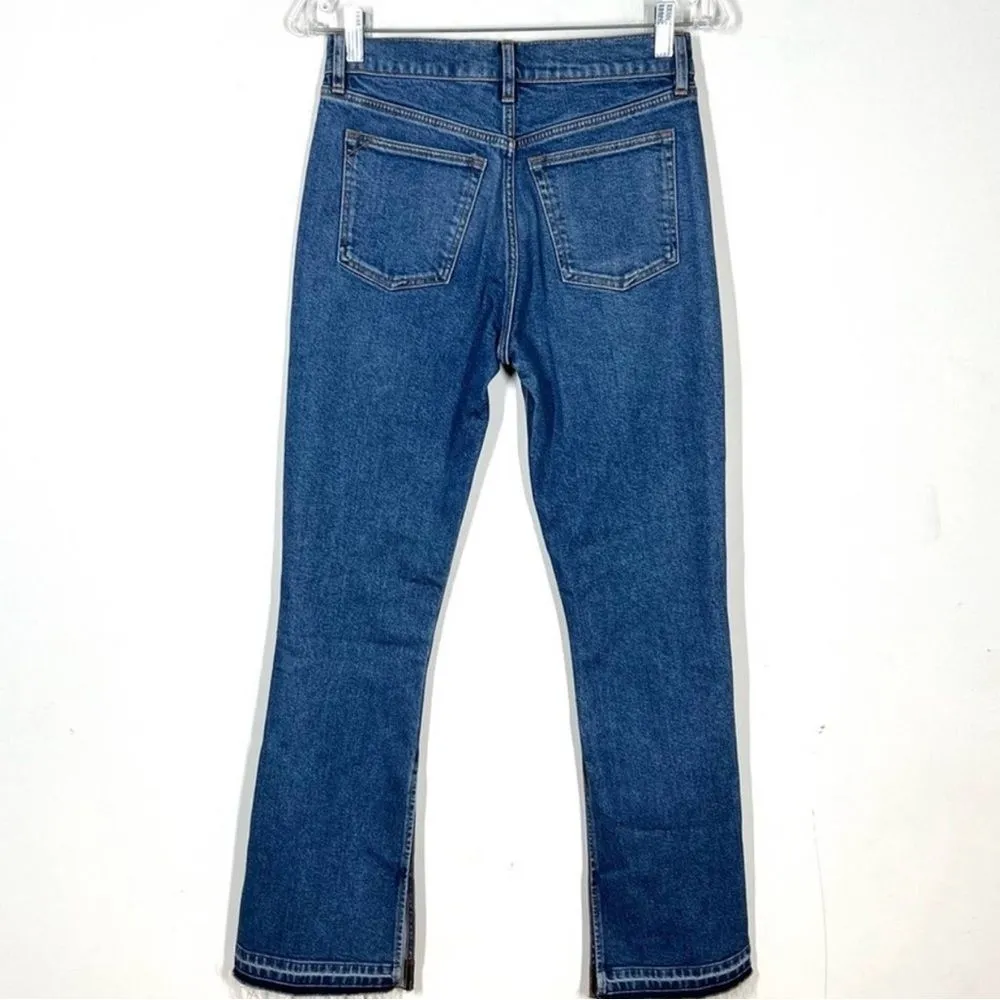 NEW 3x1 MIMi CUTTRELL Kelli Flared Slit High Rise Jeans Button Fly size 25 - Image 8