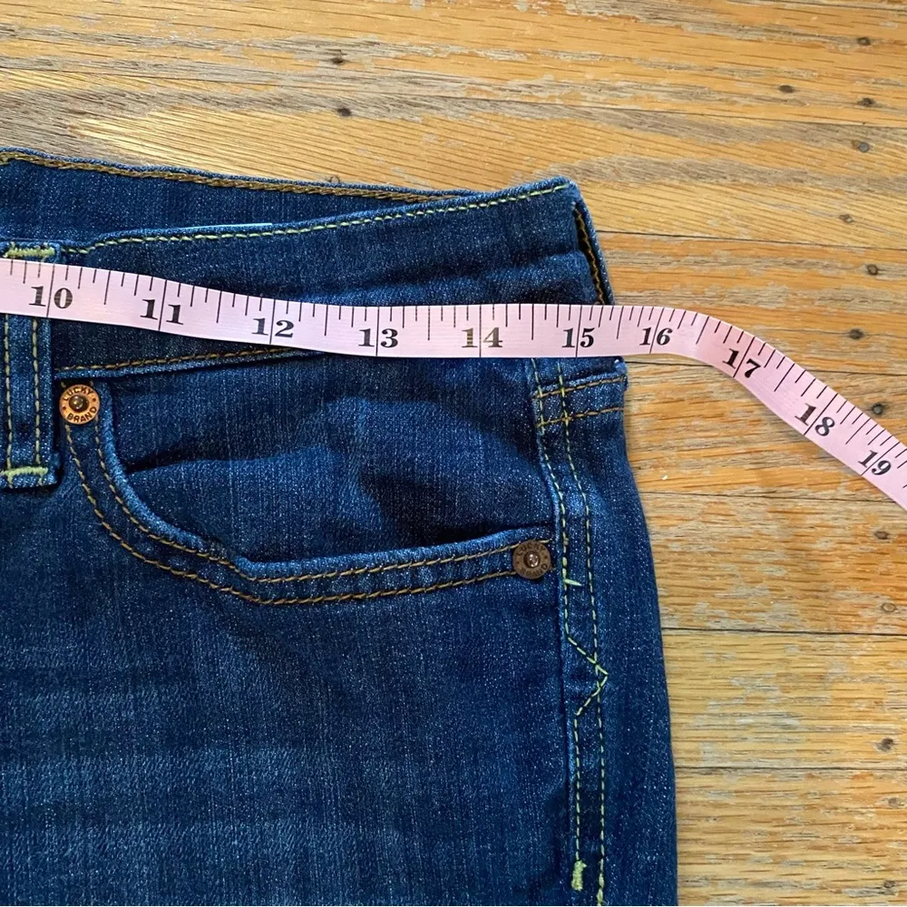 Y2K Lucky Brand Crop Jeans Womens Size 4 Dark Wash Denim High Rise Blue - Image 10