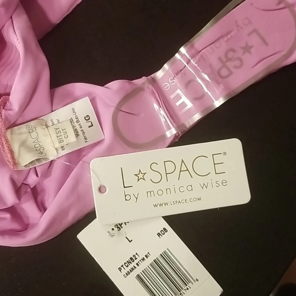 💕LSPACE💕 Ribbed Bikini Set Rosebud Pink XL/L NWT - Image 15