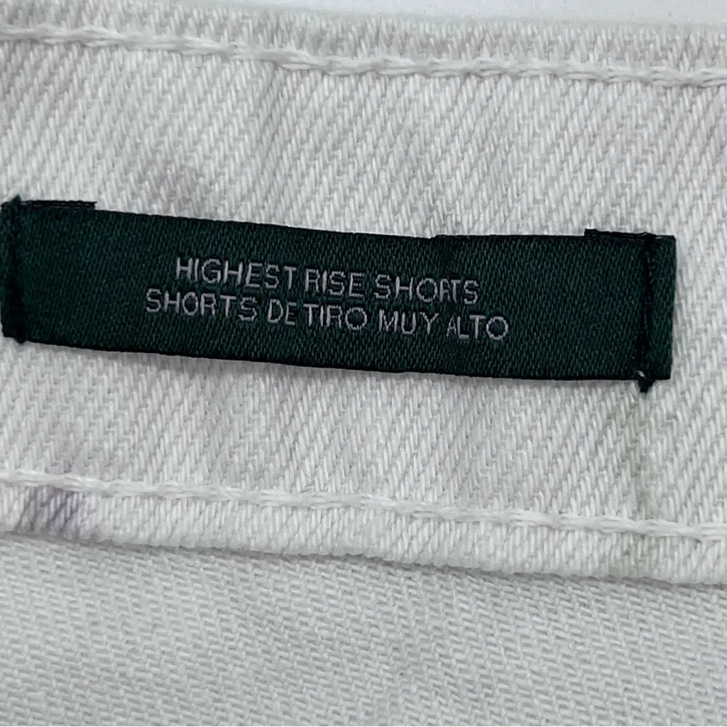 Wild Fable Multicolor Tie-Dye Cutoff White Jean Shorts-Size 8 - Image 9