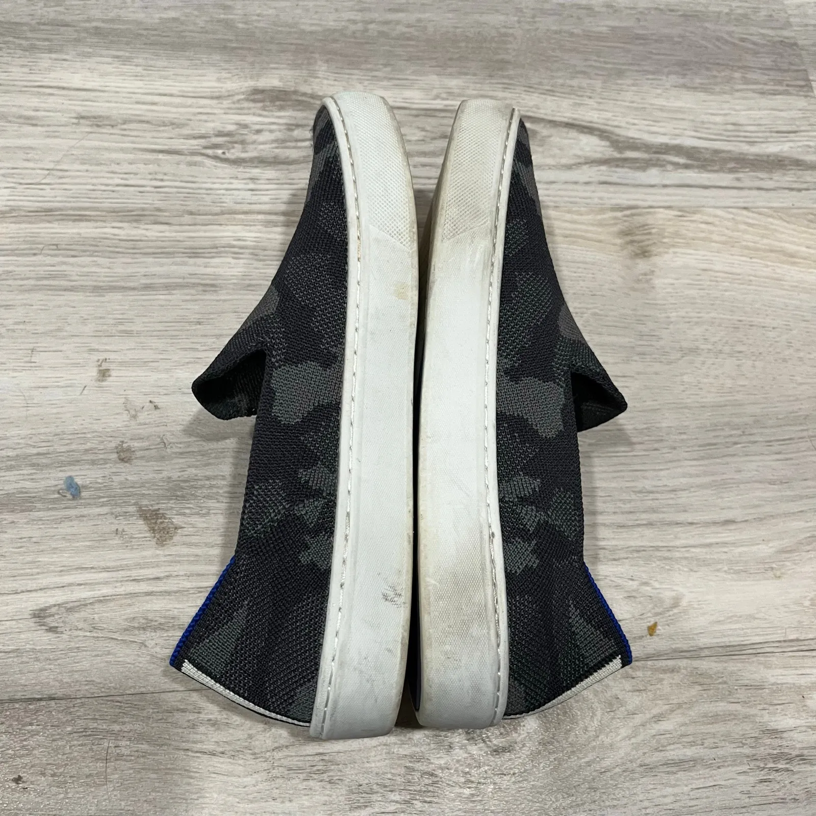 Rothy’s Original Slip On Sneaker Knit Gray Camo Camouflage Womens Size 6 - Image 6