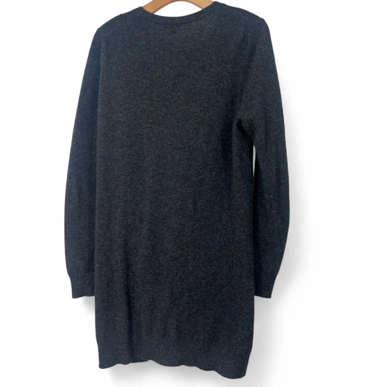Standard James Perse | M | Pure Cashmere Long Sleeve Knit Sweater Dress Mini - Image 4