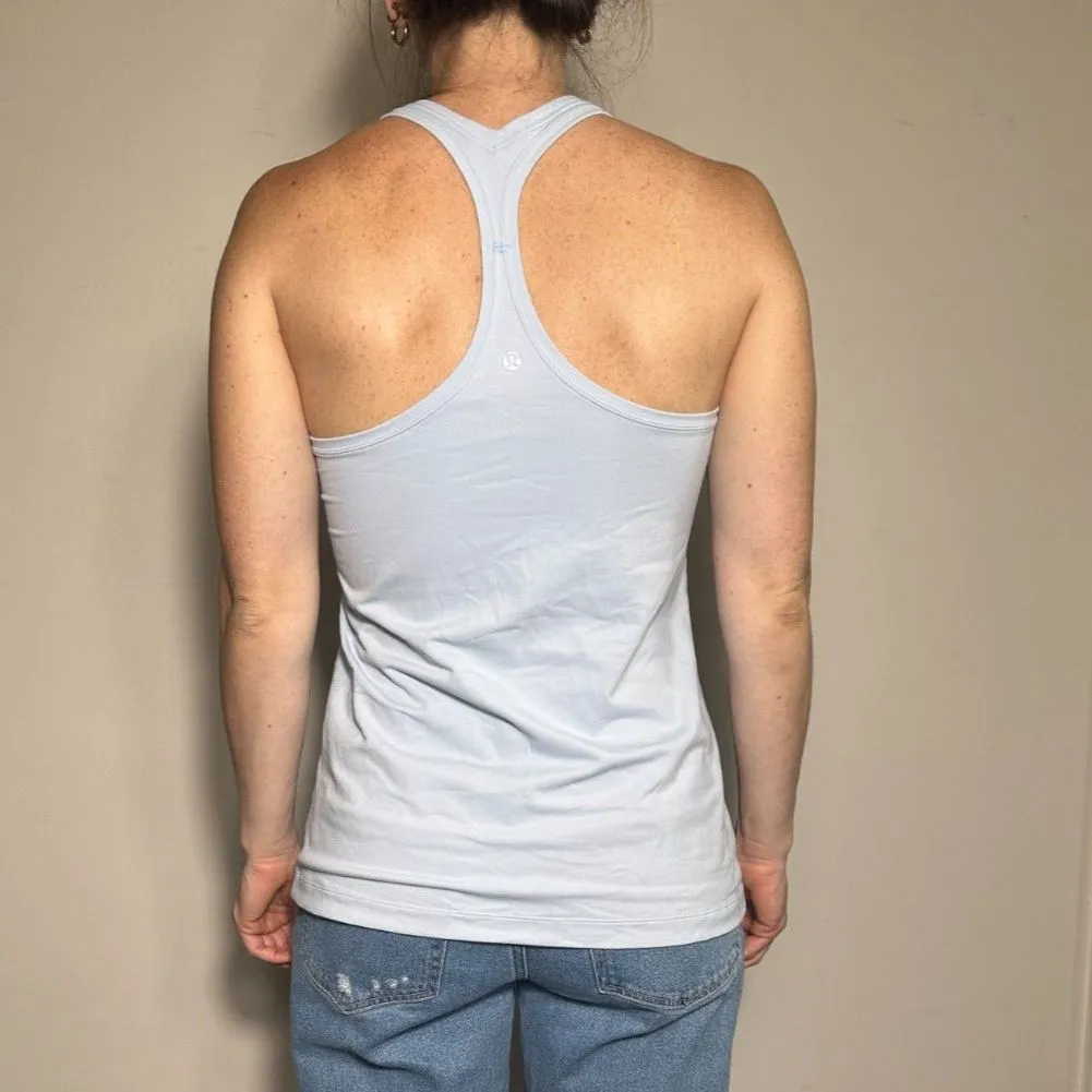 Lululemon Light Blue Workout Tank Top Fits like Size 8 - Image 2