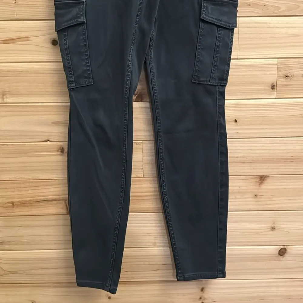 SPANX Size Medium Stretch Twill Cargo Pull On Skinny Pants - Image 5