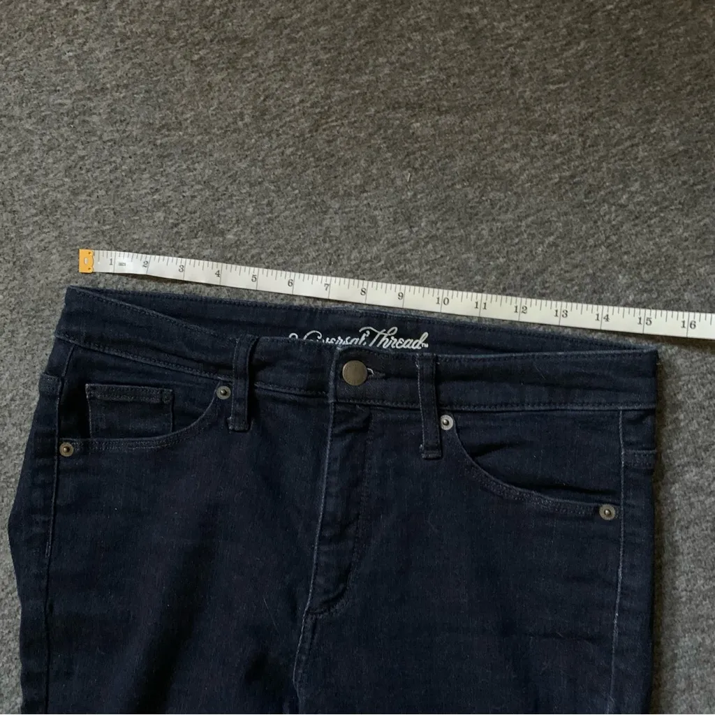 Universal Thread Dark High Rise Skinny Jeans 8/29 - Image 7