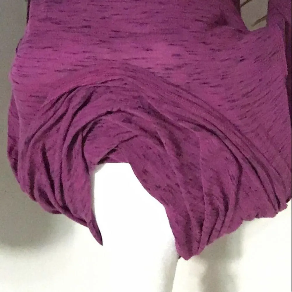 Calvin Klein Performance Athleisure Hooded Long Sleeve Cowl Neck Activewear Top - Image 2