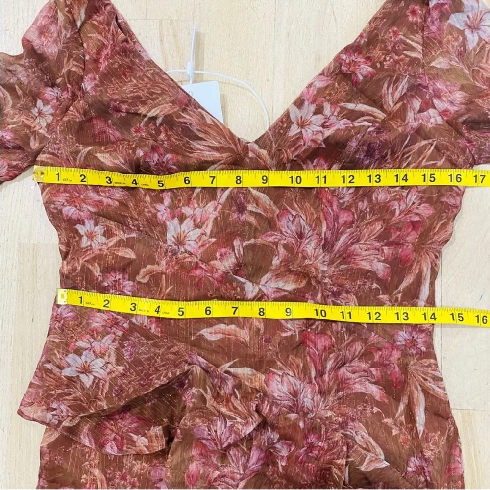 Marchesa Notte cocktail dress NWT Red Size 2 - Image 12