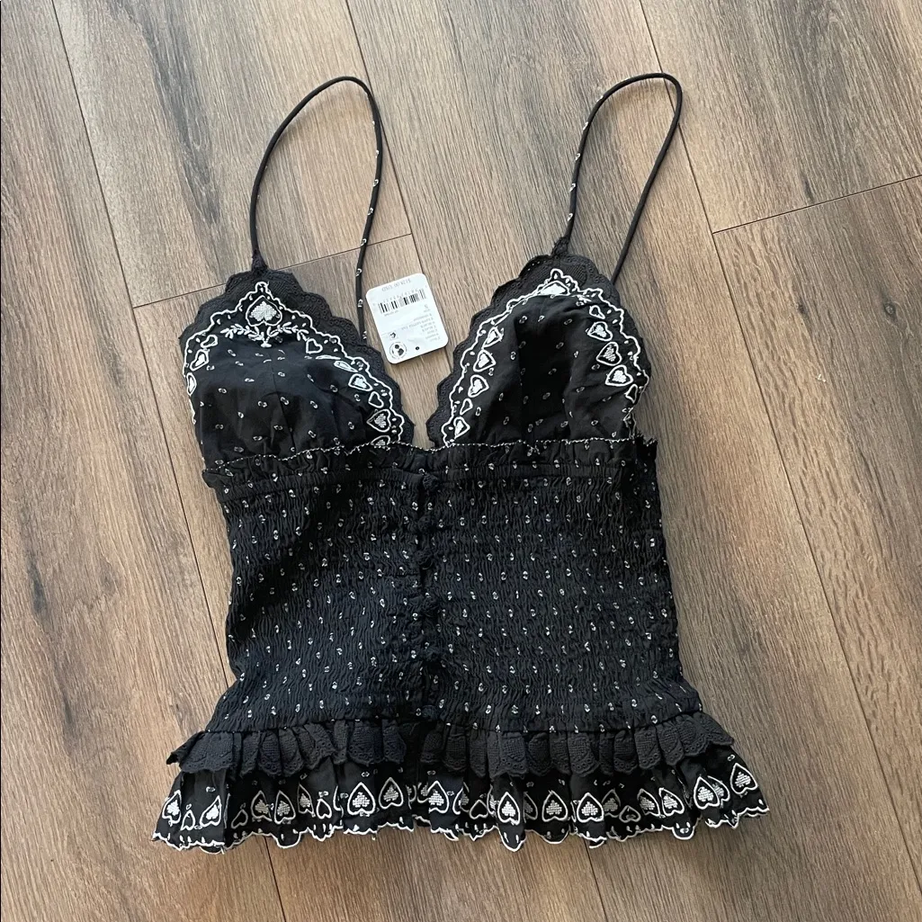 Free People Love Letter Tank- Small - Image 5