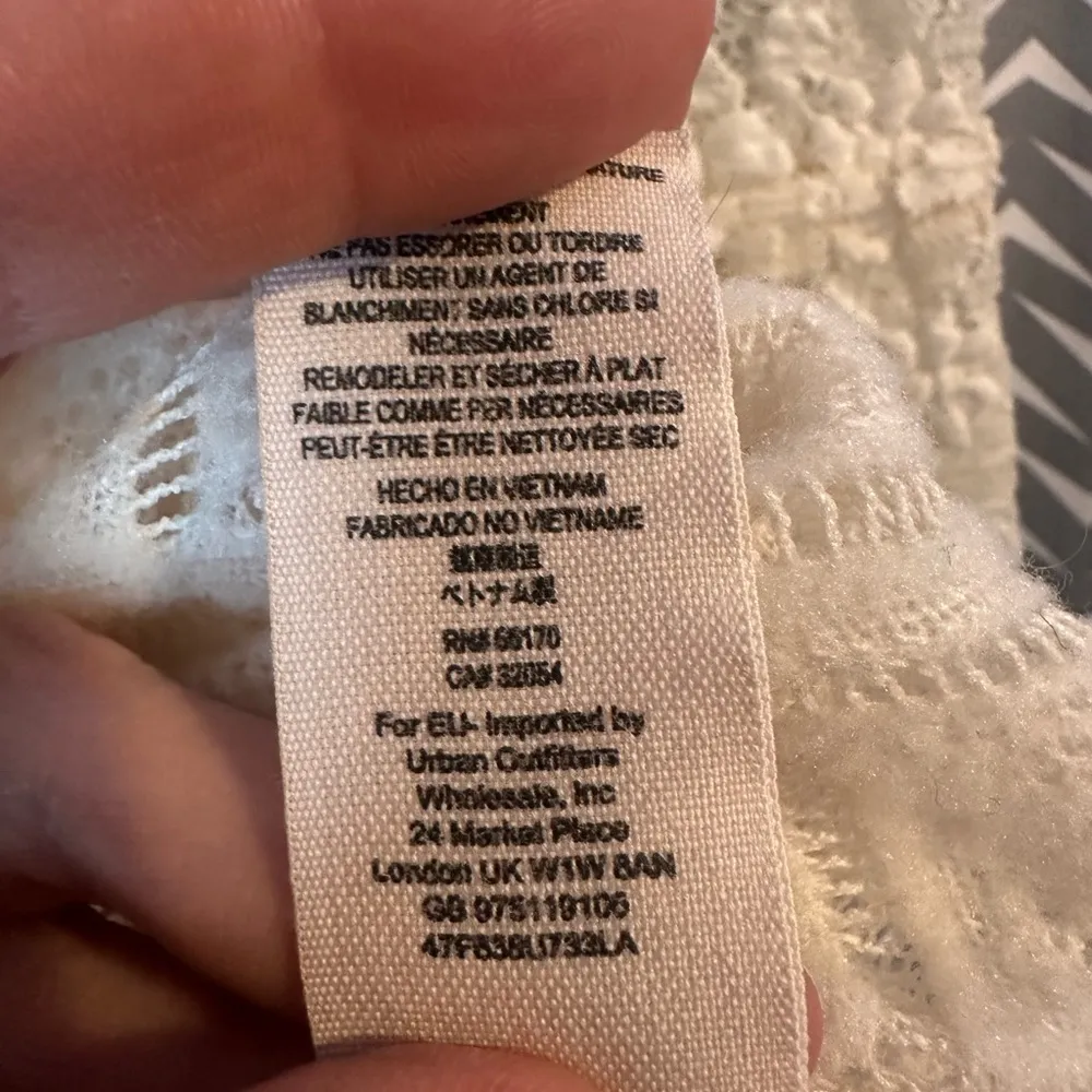 Free People | Ivory Gracie Lace Peplum Babydoll Top, Size S - Image 9