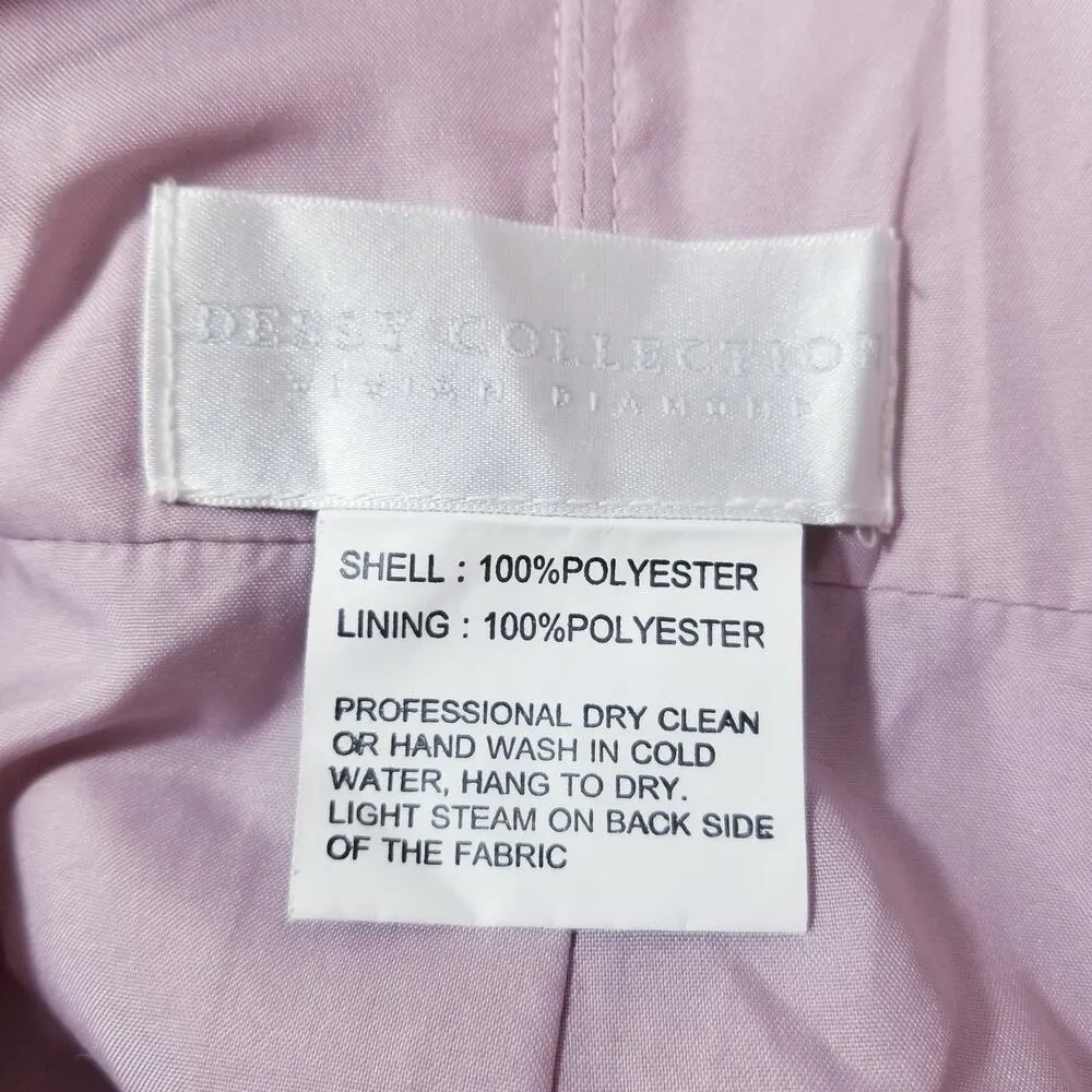 Dessy Collection Suede Rose Bridesmaid Dress Maxi Gown Pink Size 0 - Image 5