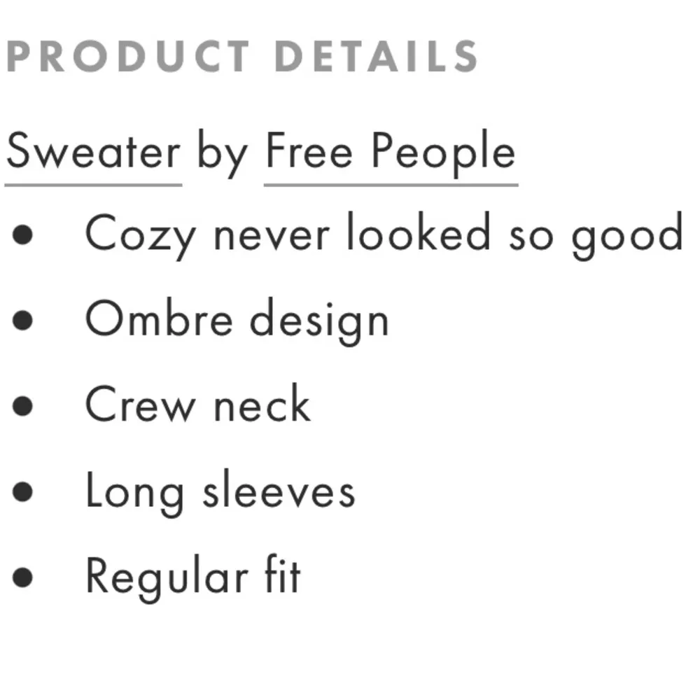 Free People Cozy Wool Blend Sweater in Autumn Sky XS - Image 12