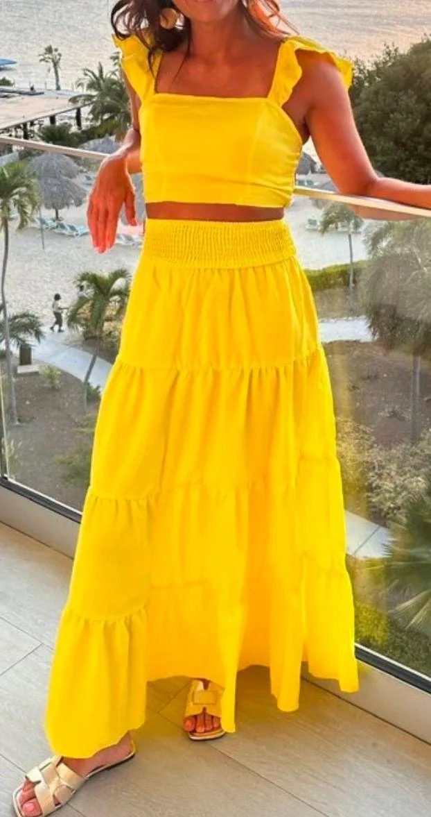 Yellow Two Piece Set - Image 2