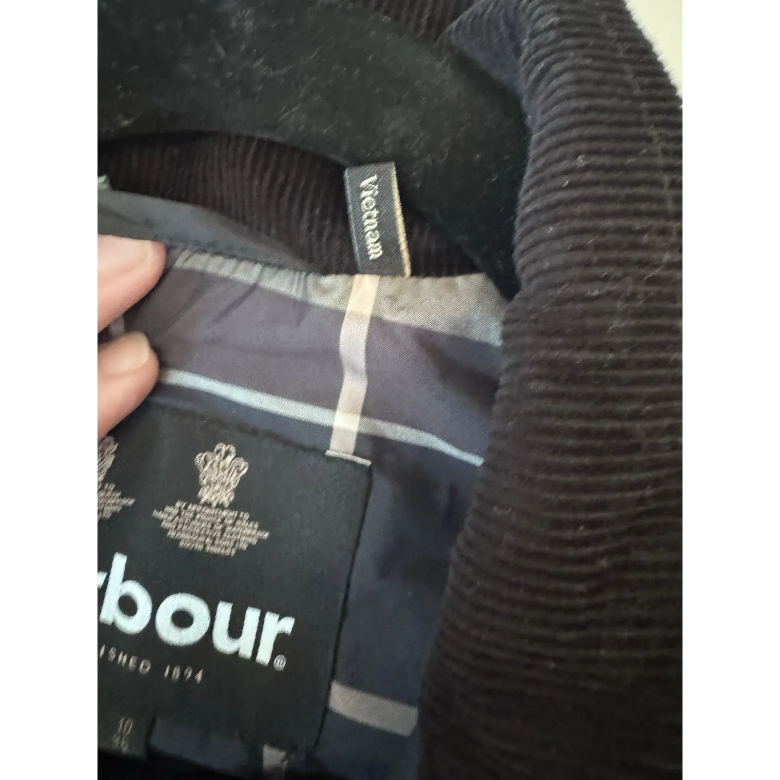 Barbour Poppy Gilet Vest Black Quilted Zip Up Vest Womens Sz 6 NWT $200 - Image 11