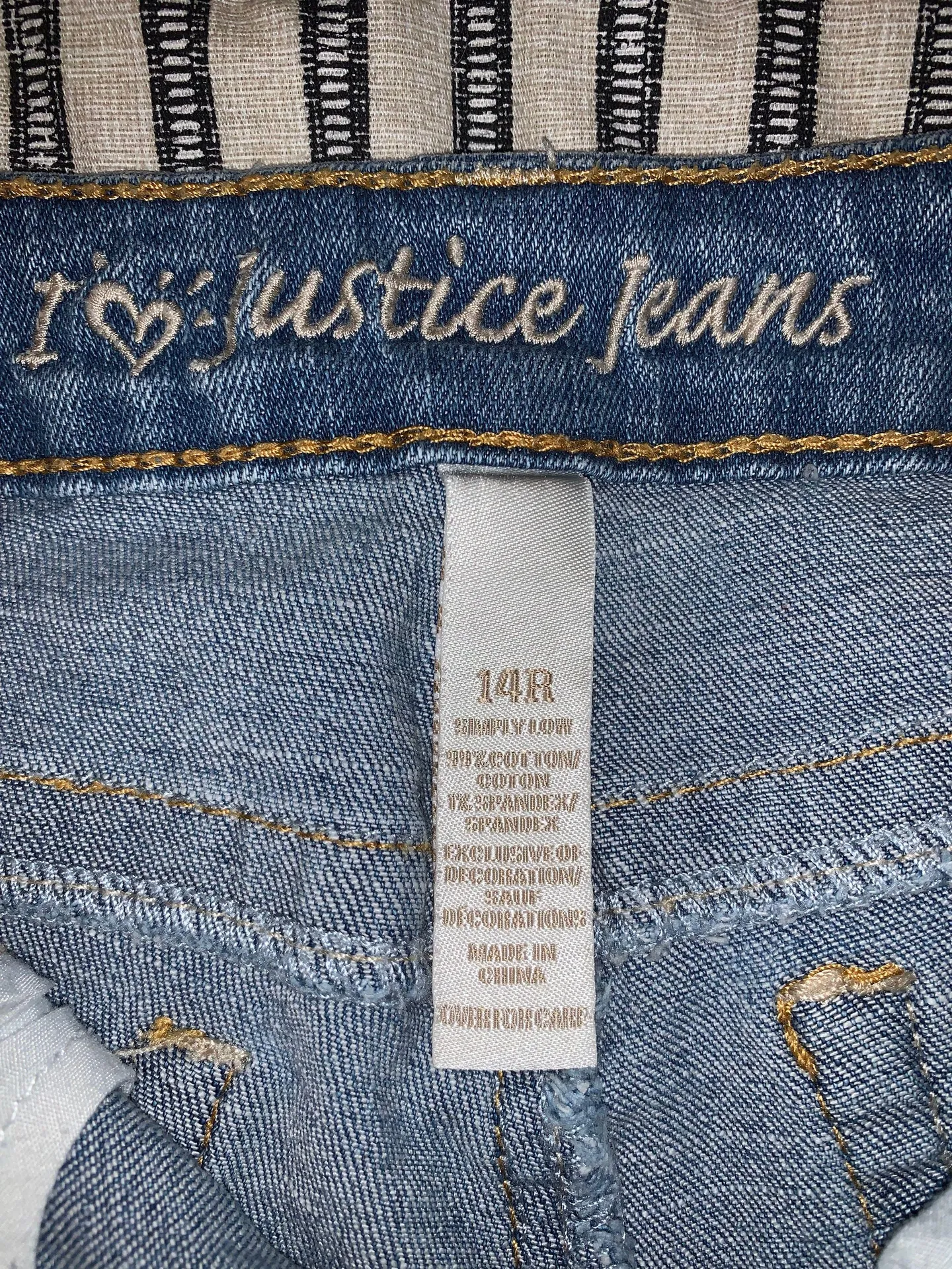 American Flag painted shorts - Image 3