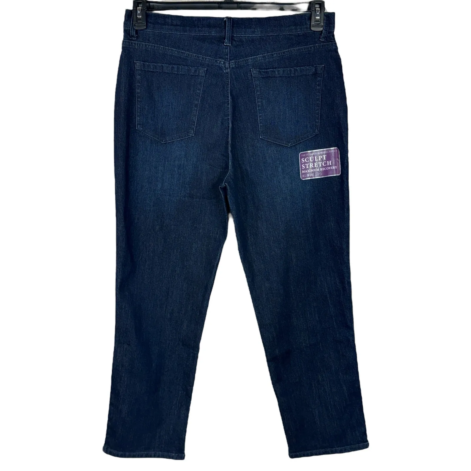 Gloria Vanderbilt SZ 16 Amanda Tapered Jeans Heritage Fit Classic Rise Stretch - Image 4