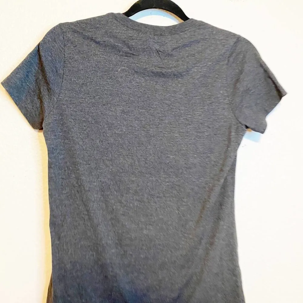 Pumpkin Spice Everything Gray Size Large Graphic Short Sleeve Slim T-Shirt - Image 2