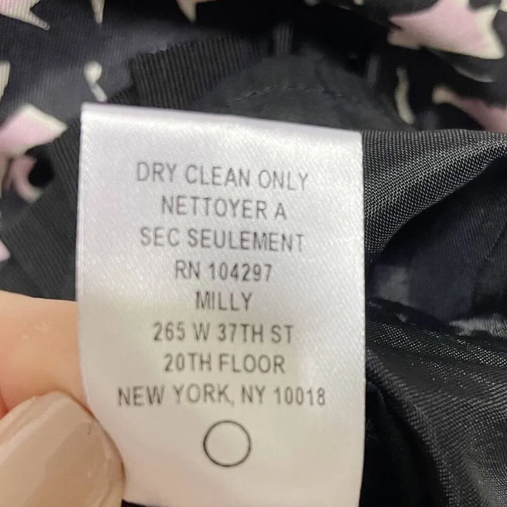 Milly 100% Silk Floral Midi Dress - Image 10