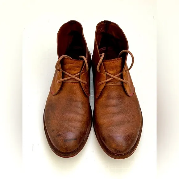 Cole Haan Nike Air Brown Leather Chukka Booties, size 8 - Image 2
