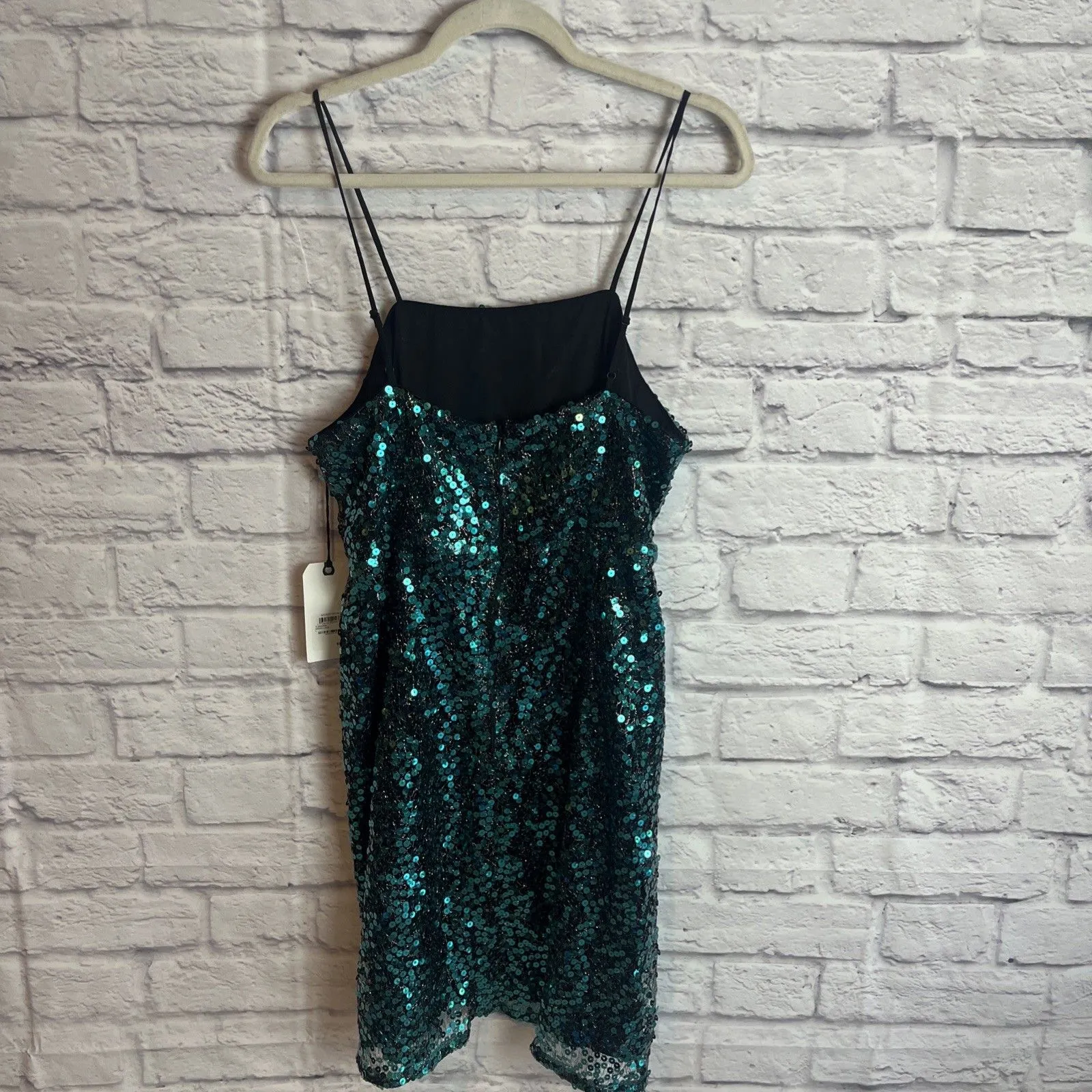 Leith Women’s NWT Y2K Sequin Slip Homecoming  Cocktail Party Dress Size Large - Image 5