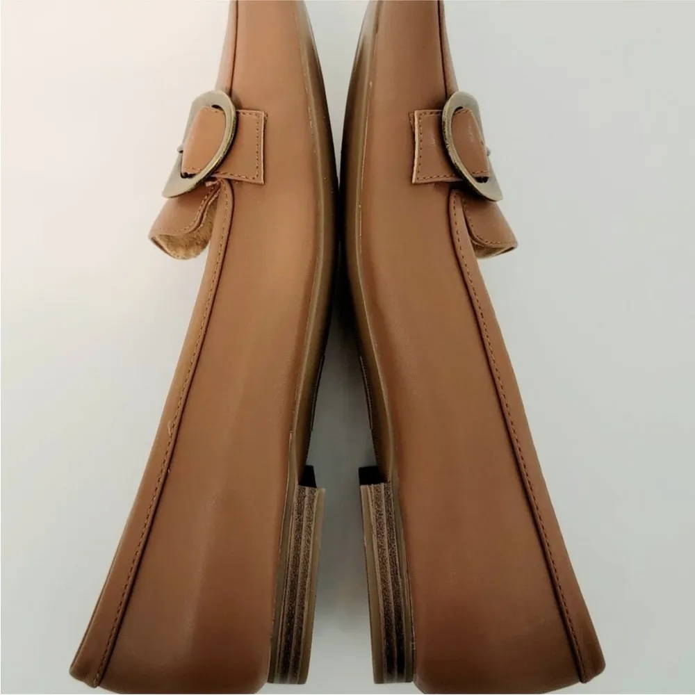 Naturalizer Size 10 W Kayden Moc Slip-On Flat Loafer English Tea Tan NIB $89 - Image 13