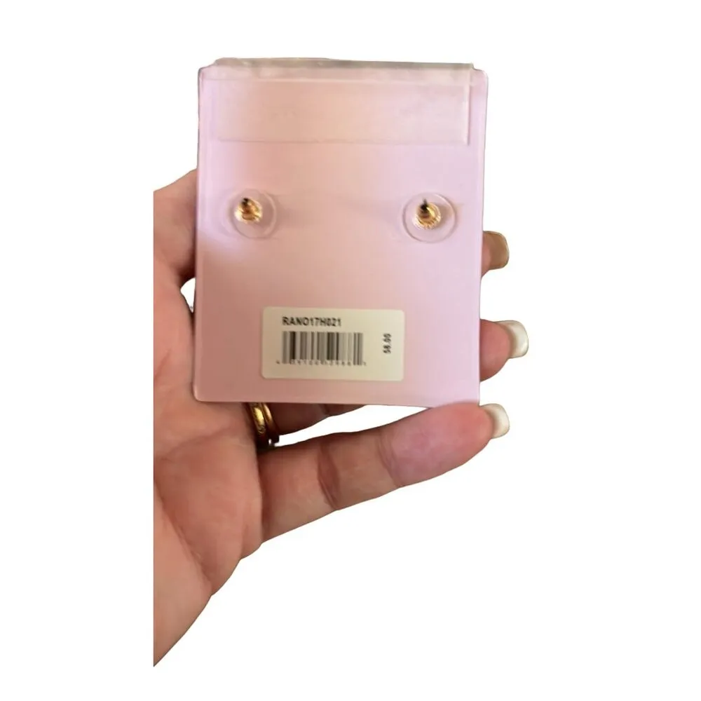 Vibrant Star Flower Stud Rhinestone Color Block Earrings - Image 2