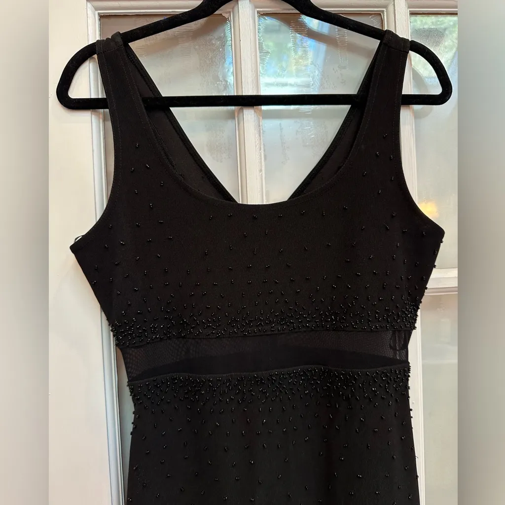 Vintage Adrianna Papell Evening Classic Timeless Beaded Mesh Formal Gown Size 6 - Image 4