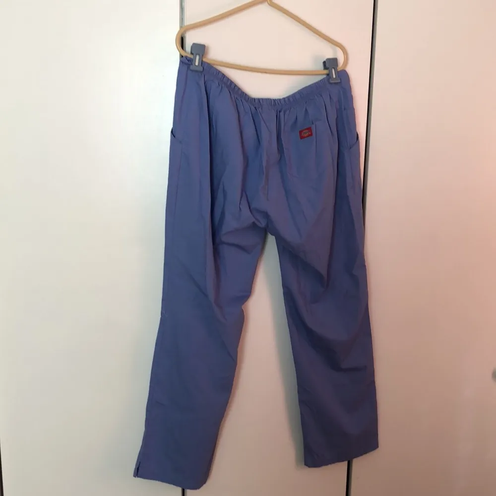 Dickies Women’s Blue Color Large Scrub Pants - Image 4