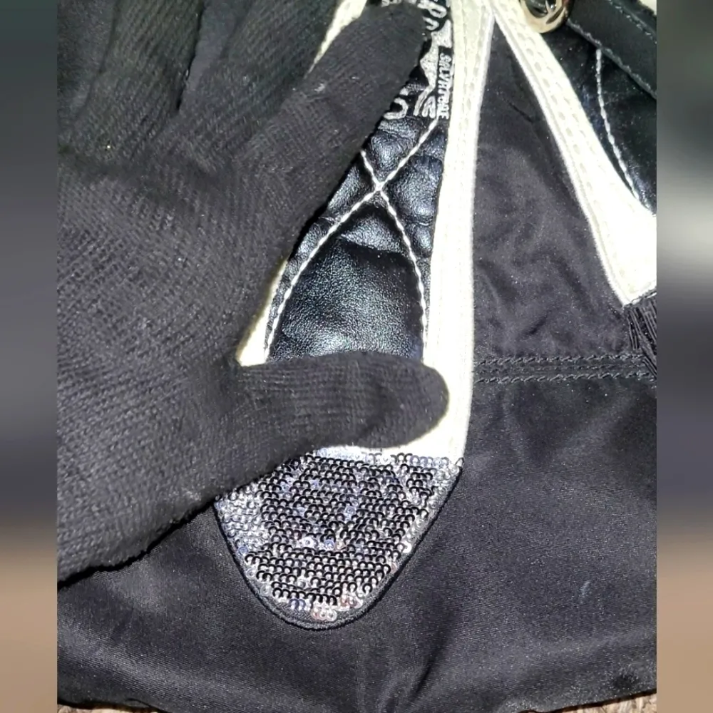 SALVATORE FERRAGAMO RARE shoulder bag/Handbag NYLON & LEATHER vala ribbon 🔥 - Image 7