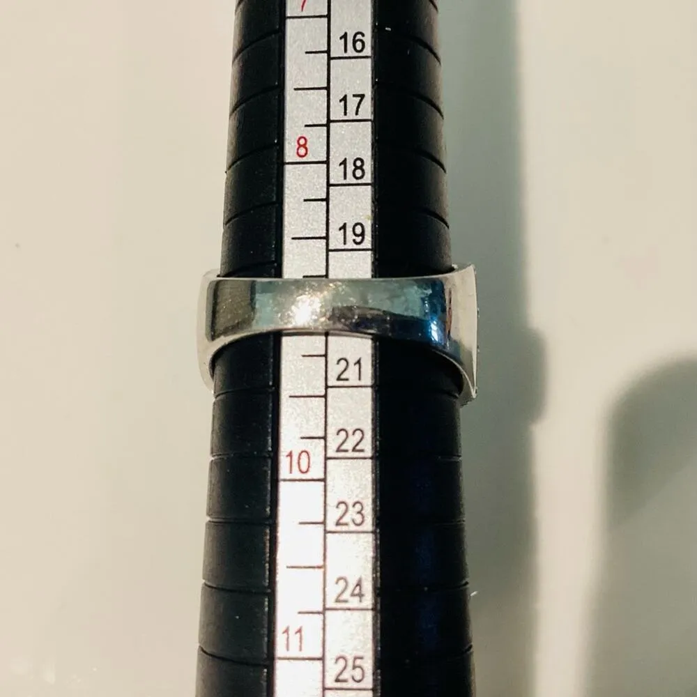 JTV Sterling Silver Zirconia Ring - Image 8