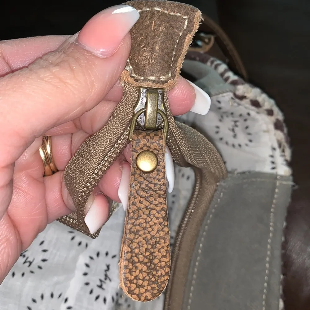 Myra bag with strap for shoulder bag, crossbody or backpack as shown Brown - Image 6