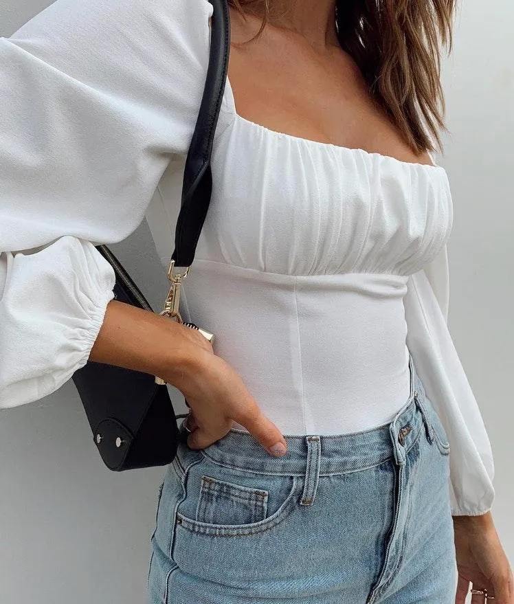 Princess Polly Laura Bodysuit white - Image 4