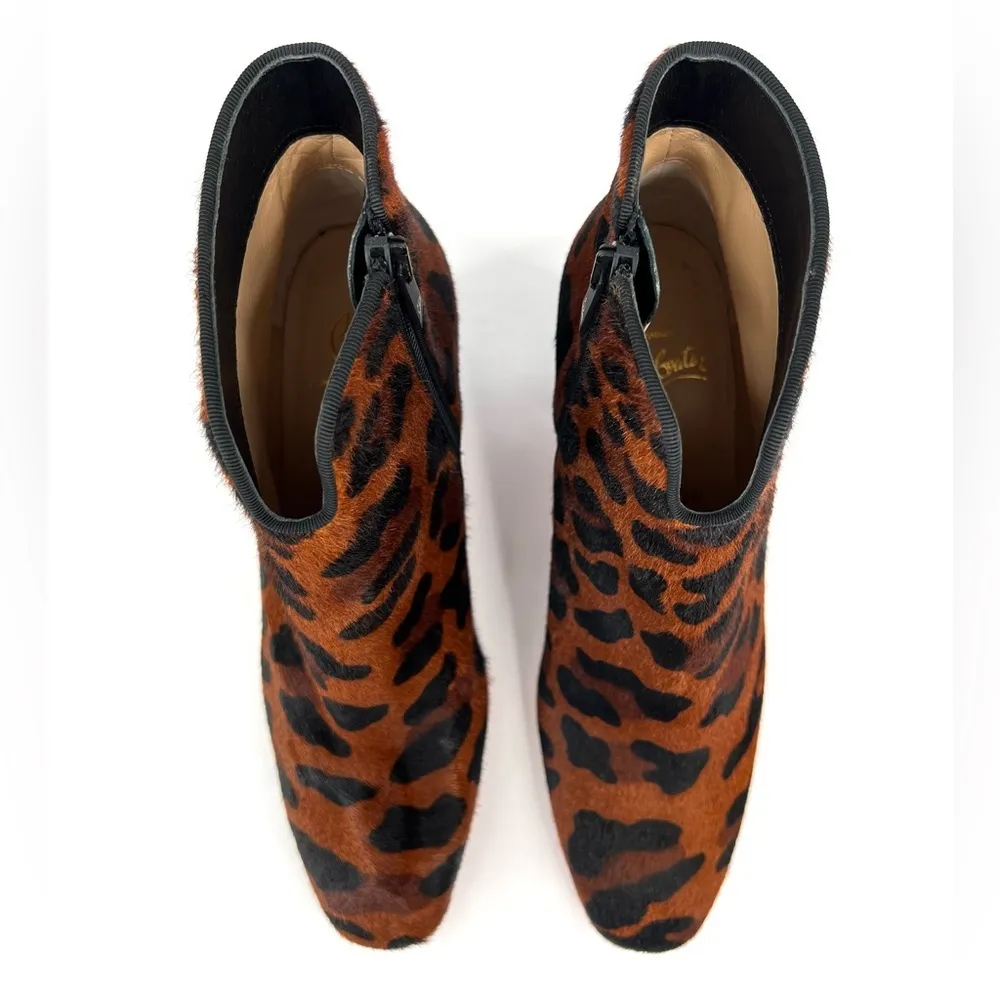 Christian Louboutin Disco 70s Leopard Pony Hair So Kate Marmada Boot Size EU 35 - Image 11