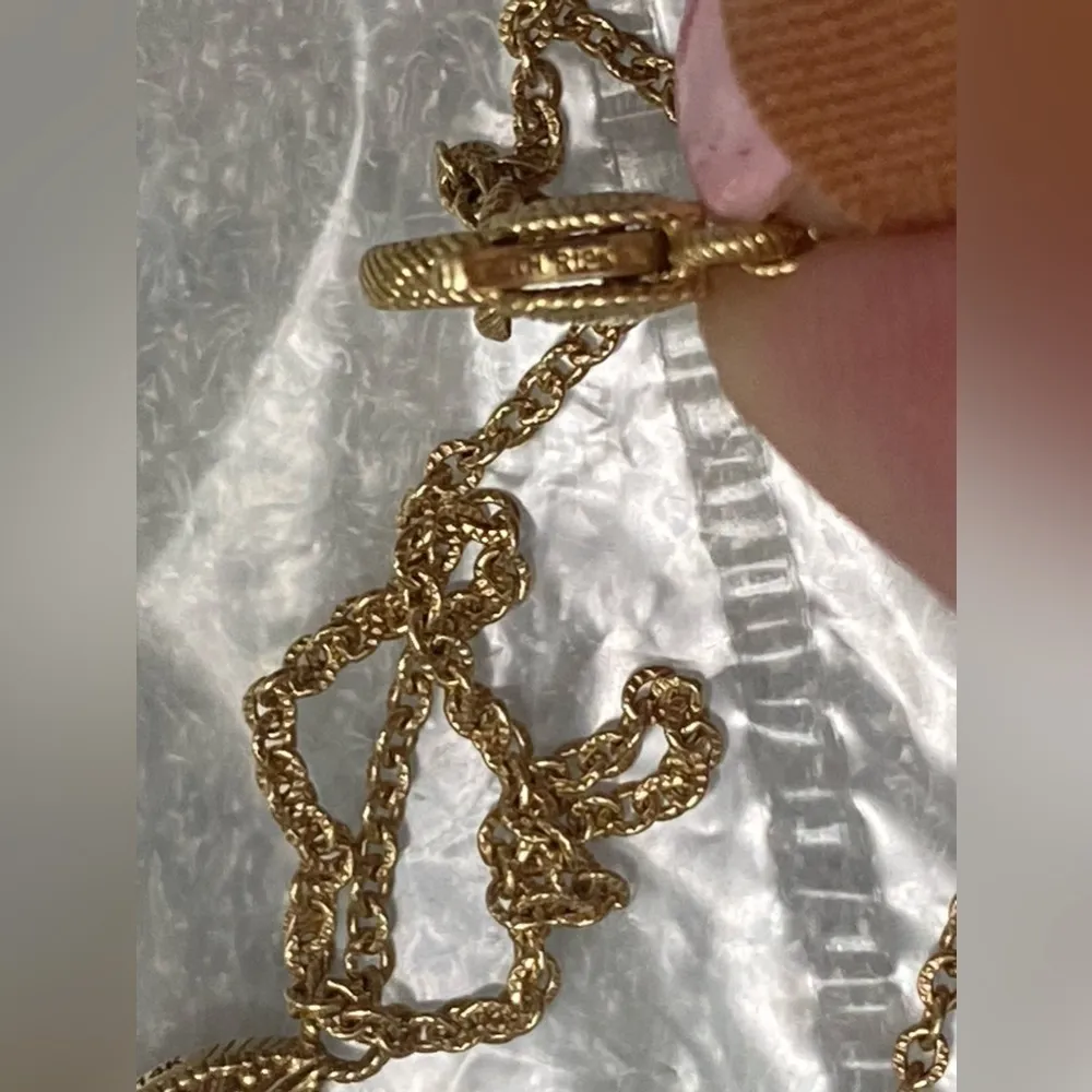 New Judith Ripka 14K Gold & Diamond 18" Station Necklace - Image 5