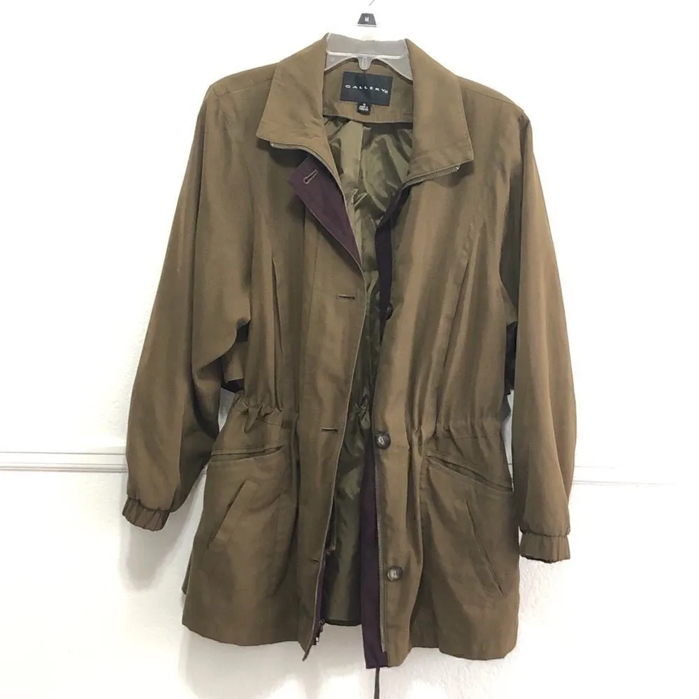 Vintage cinch waist gallery coat - Image 2