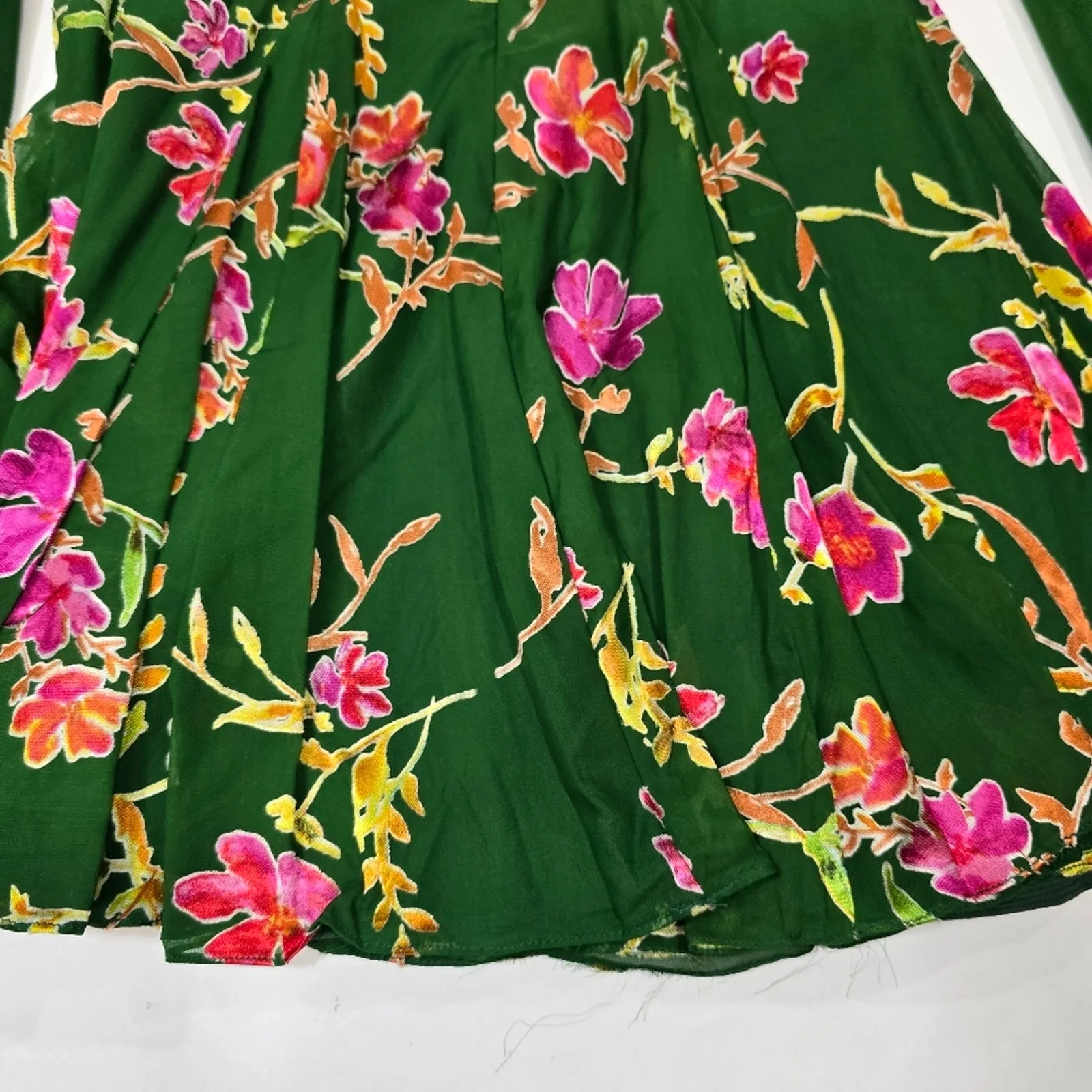 Lovers and Friends Marcella Mini Dress in Jade Floral XS - Image 8