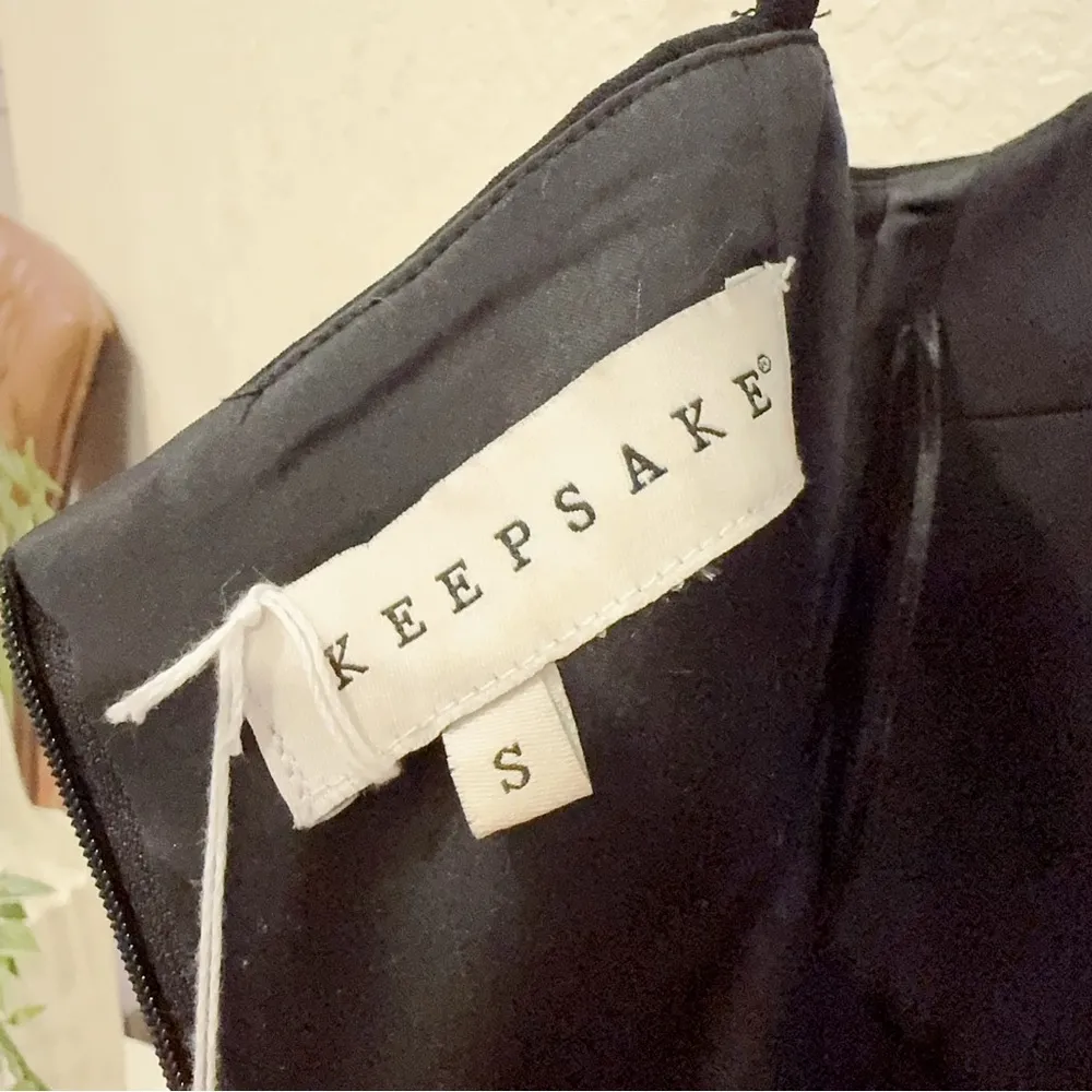 Keepsake the Label Black Wide Leg Jumpsuit Size Small NWT - Image 7